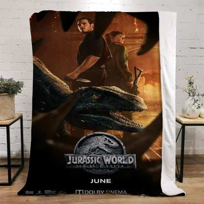 Jurassic Park Thick Blanket