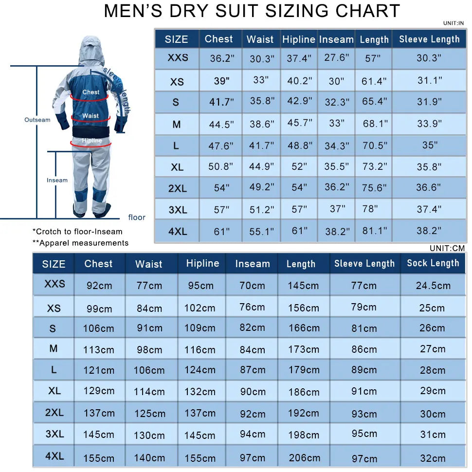 Kayak Dry suits For Men
