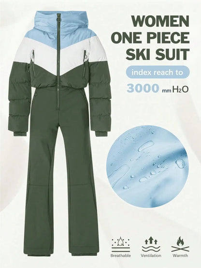 thermal One Piece Snowsuit For Women