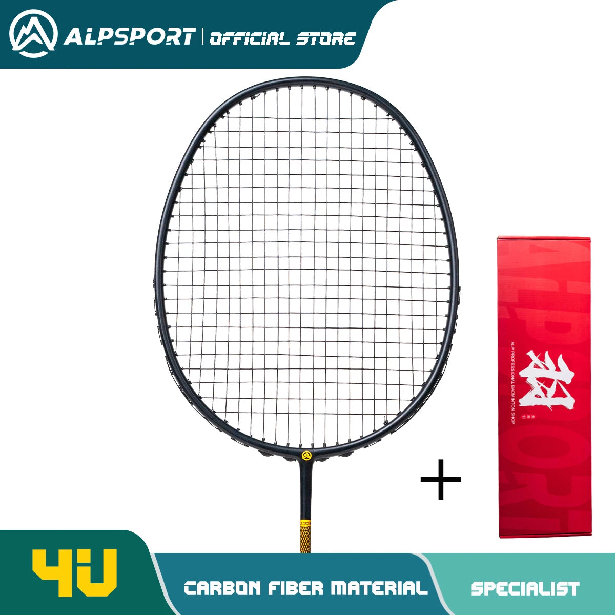 Carbon Fiber + Titanium Alloy Badminton Racket