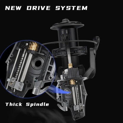 Spinning Reel, 8000/10000/12000 Frame Surf Fishing Reels