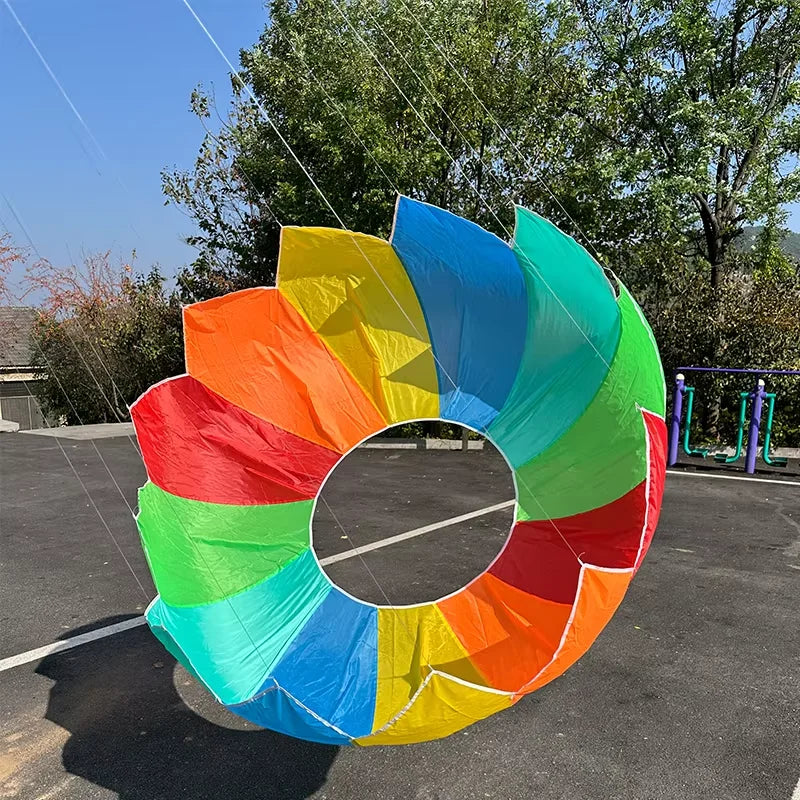 4.2 ft  3D Rolling Dragon Spinning Soft Kite