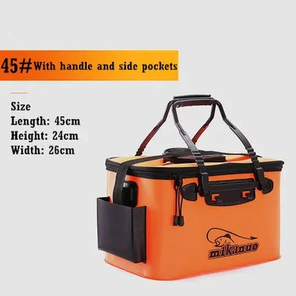 Portable Folding Fishing Bag  With Oxygen Pump