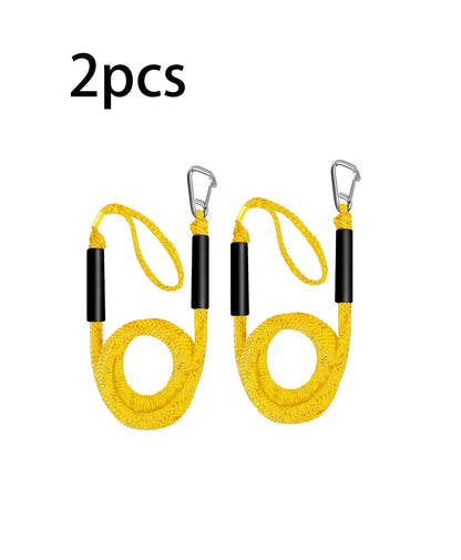 Dock Lines Elastic Marine  Ties for Kayak Watercraft Jet Ski Pontoon Canoe Power Boat