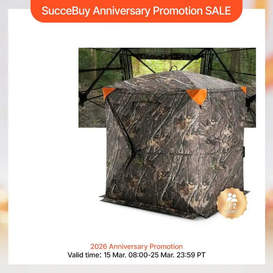 See Through Ground Blind