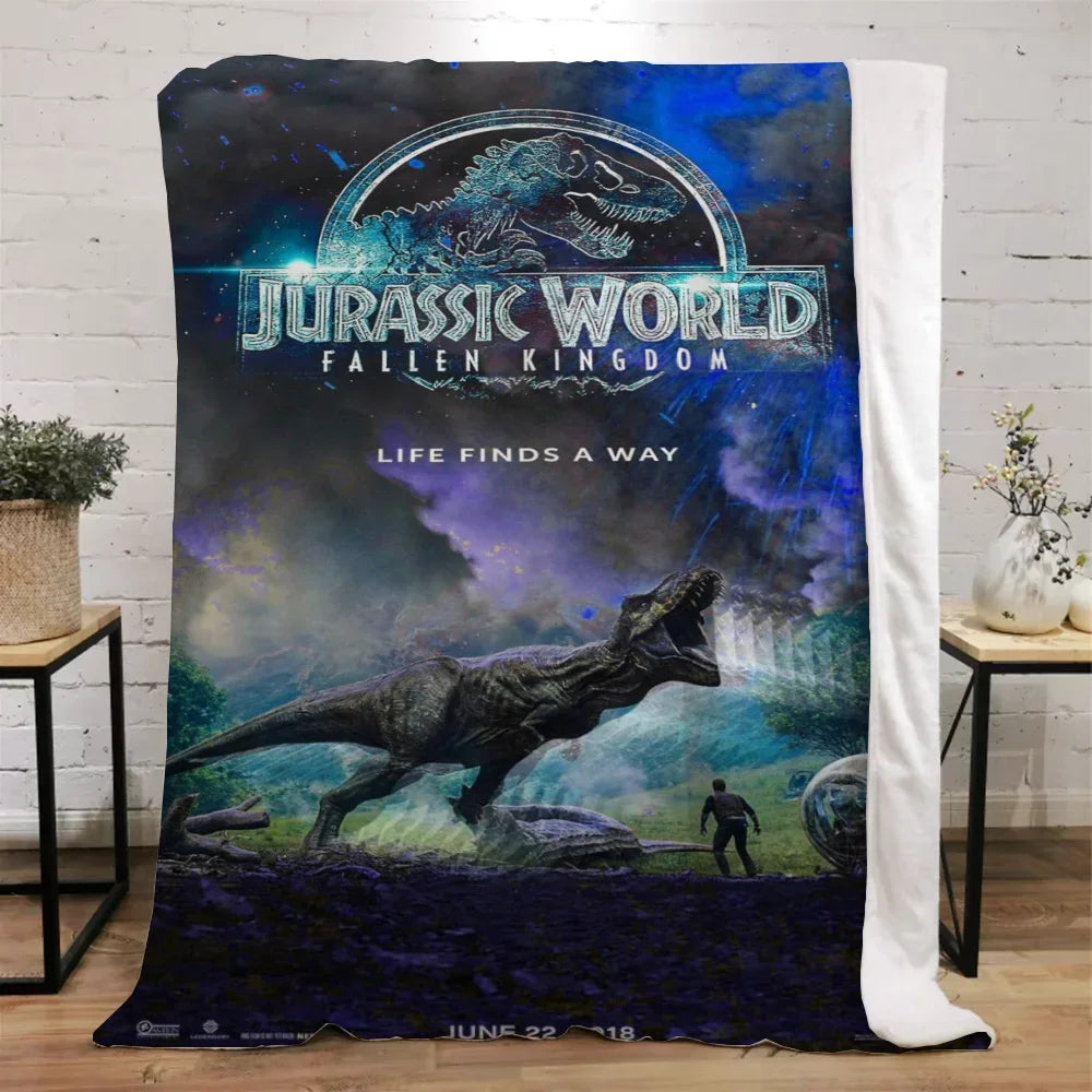 Jurassic Park Thick Blanket