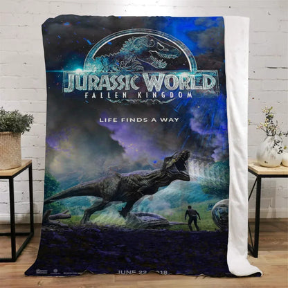 Jurassic Park Thick Blanket