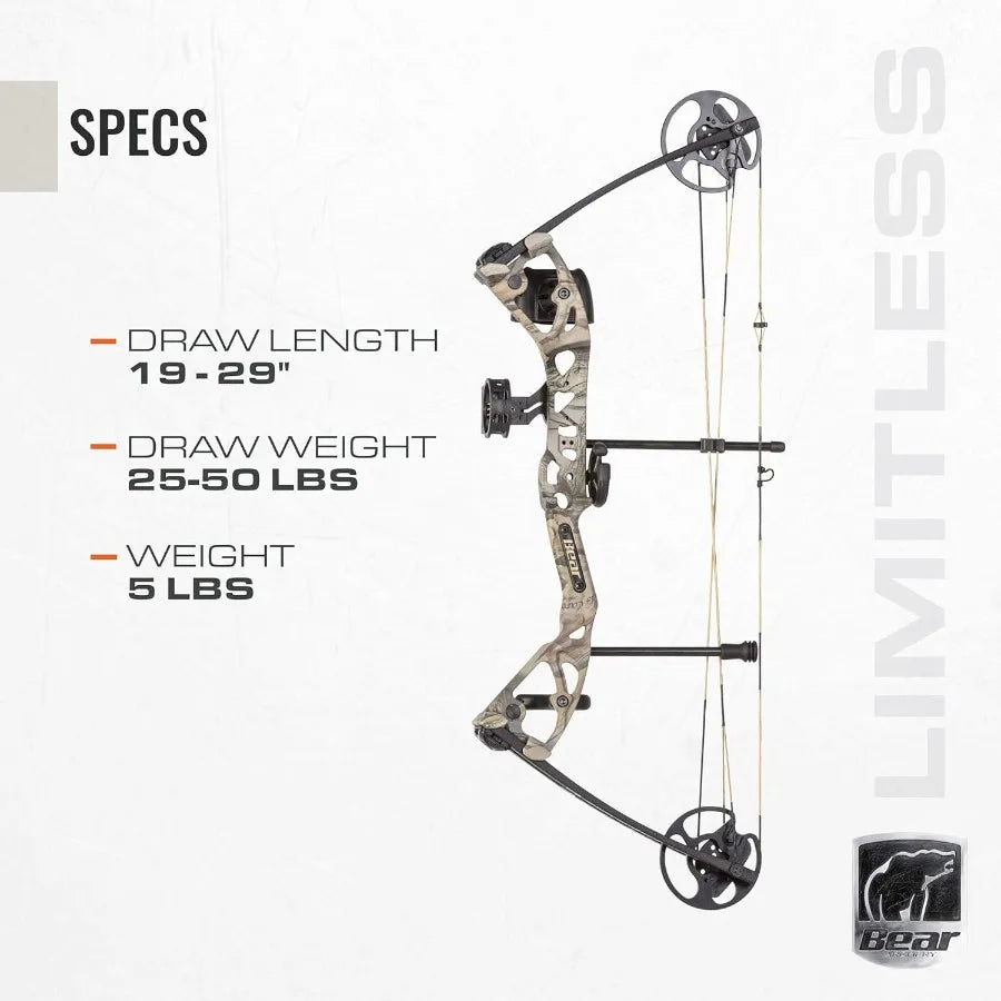 Bear Archery Limitless Dual Cam Compound Bow