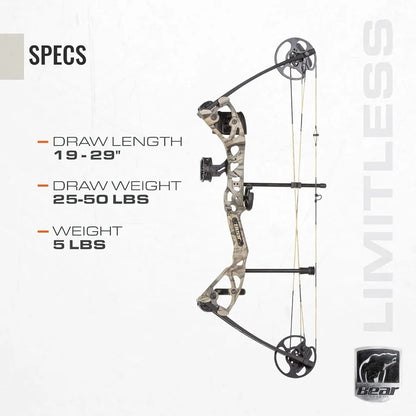 Bear Archery Limitless Dual Cam Compound Bow