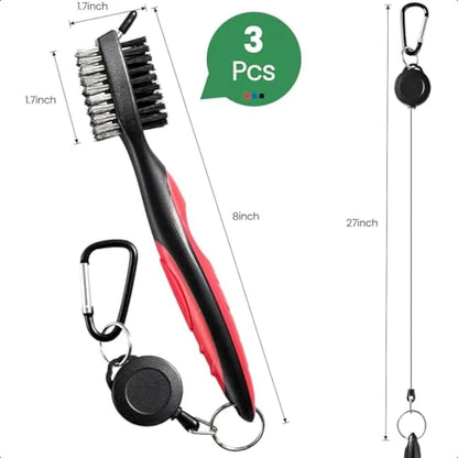 3 Pack Golf Club Brush
