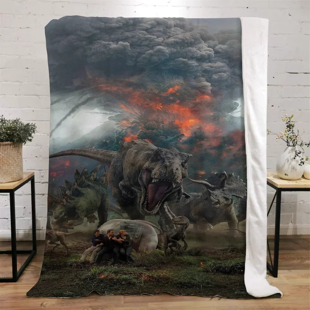 Jurassic Park Thick Blanket