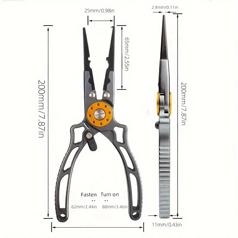 Aluminum Multi-functional Fishing Pliers