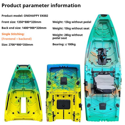 Modular Kayak, Electric Pedal Driven