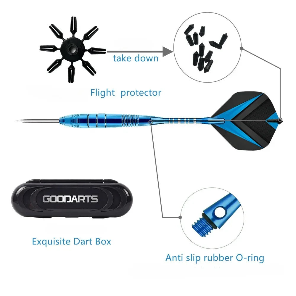 24g Steel Tip Darts Set