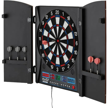 Compact electronic dartboard
