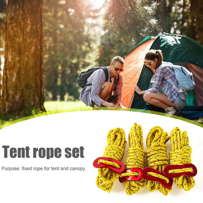 4pcs Tent Rope Cord Tensioner
