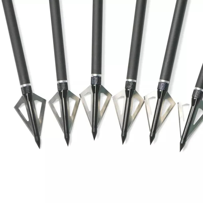6/12pcs 100grain Hunting Broadheads