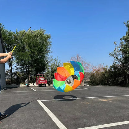 4.2 ft  3D Rolling Dragon Spinning Soft Kite