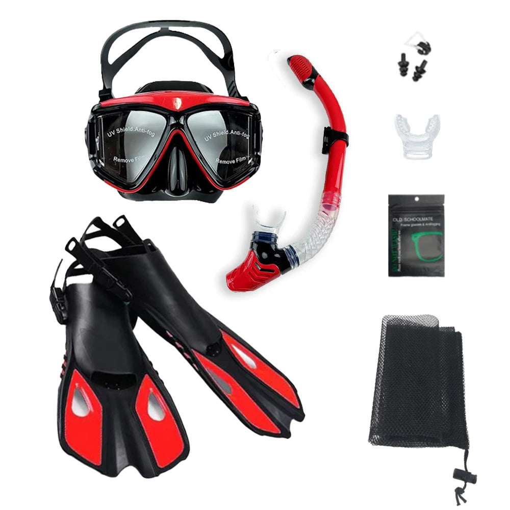 Mask Fins Snorkel Set