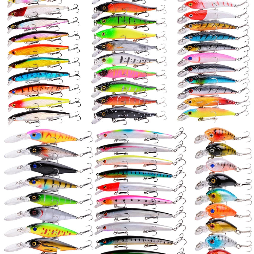 Random Minnow Fishing Lure set