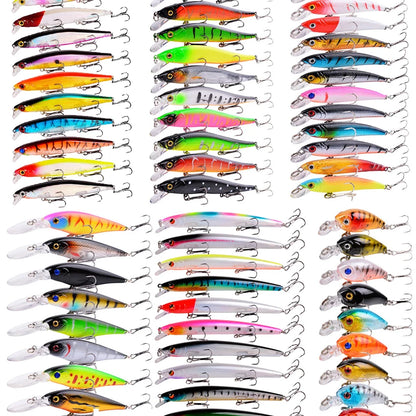 Random Minnow Fishing Lure set