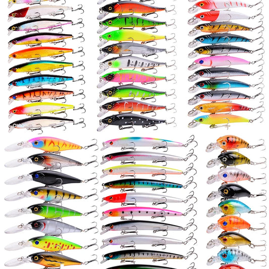 Random Minnow Fishing Lure set