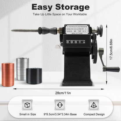 Fishing Line Spooler with Counting Machine