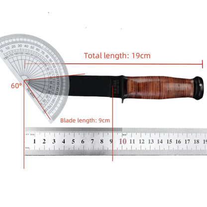 , 1095 high-carbon steel hunting knife