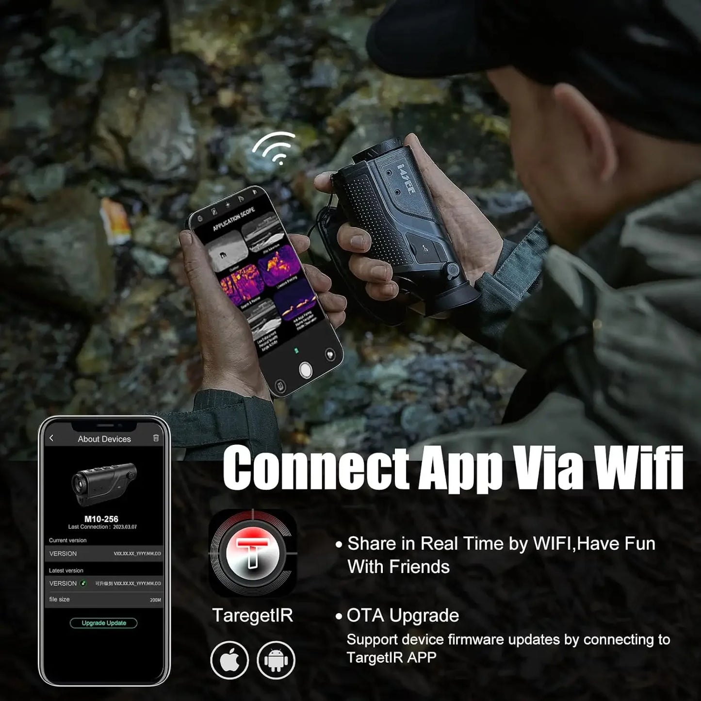 Night vision Imaging Monocular for Hunting,