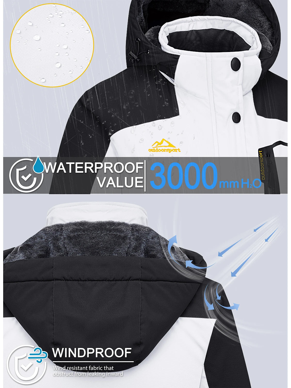 Women's  Waterproof Ski Jackets