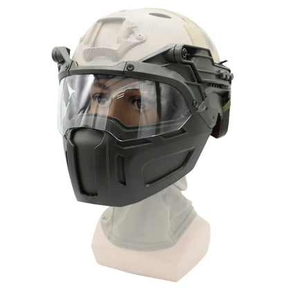 Tactical Helmet Half Face Mask