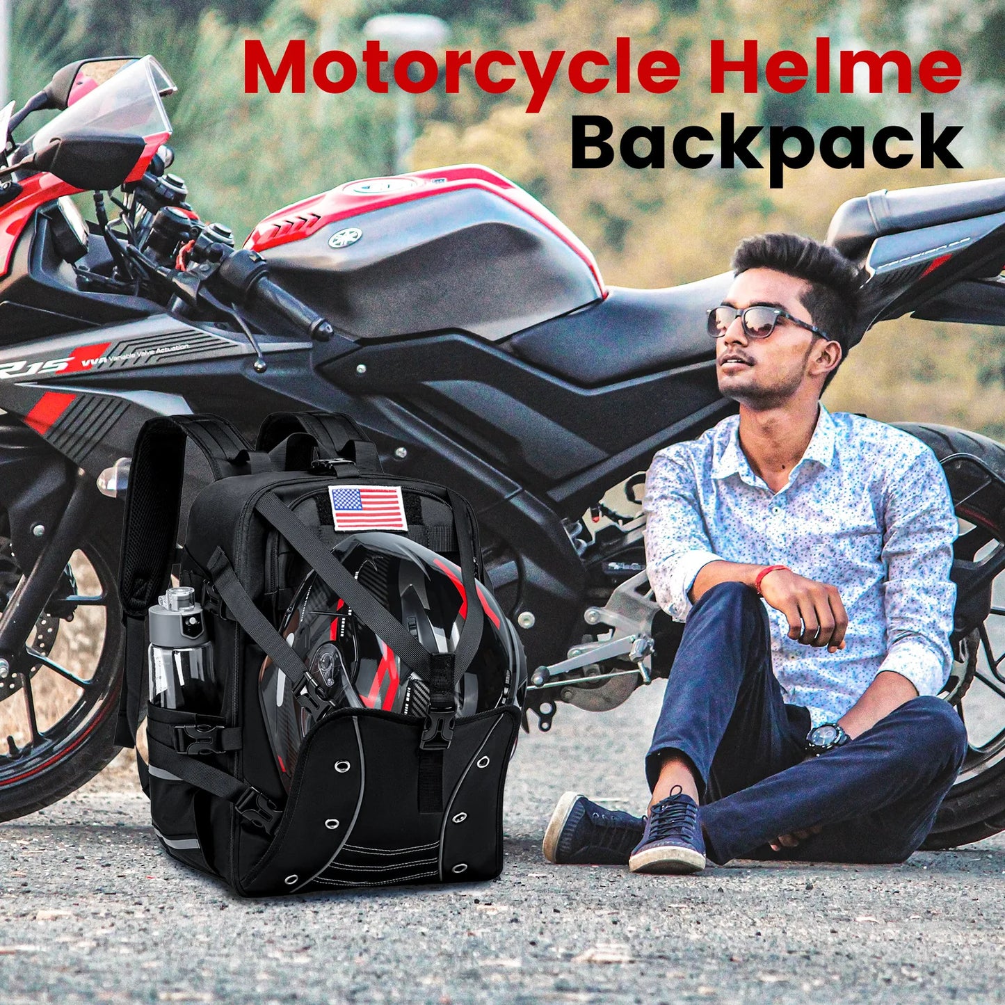 Riding Helmet Backpack