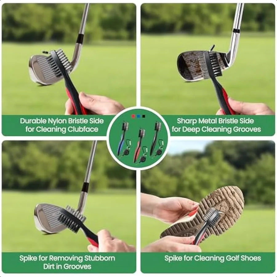3 Pack Golf Club Brush