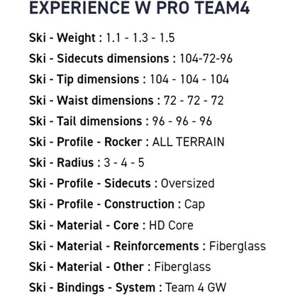 Lightweight Stable All Terrain Snow Alpine Skis