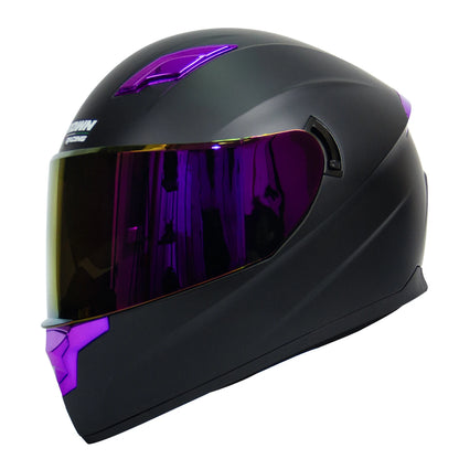 Full Face Motorcycle Helmet - Dual Lens DOT Certified