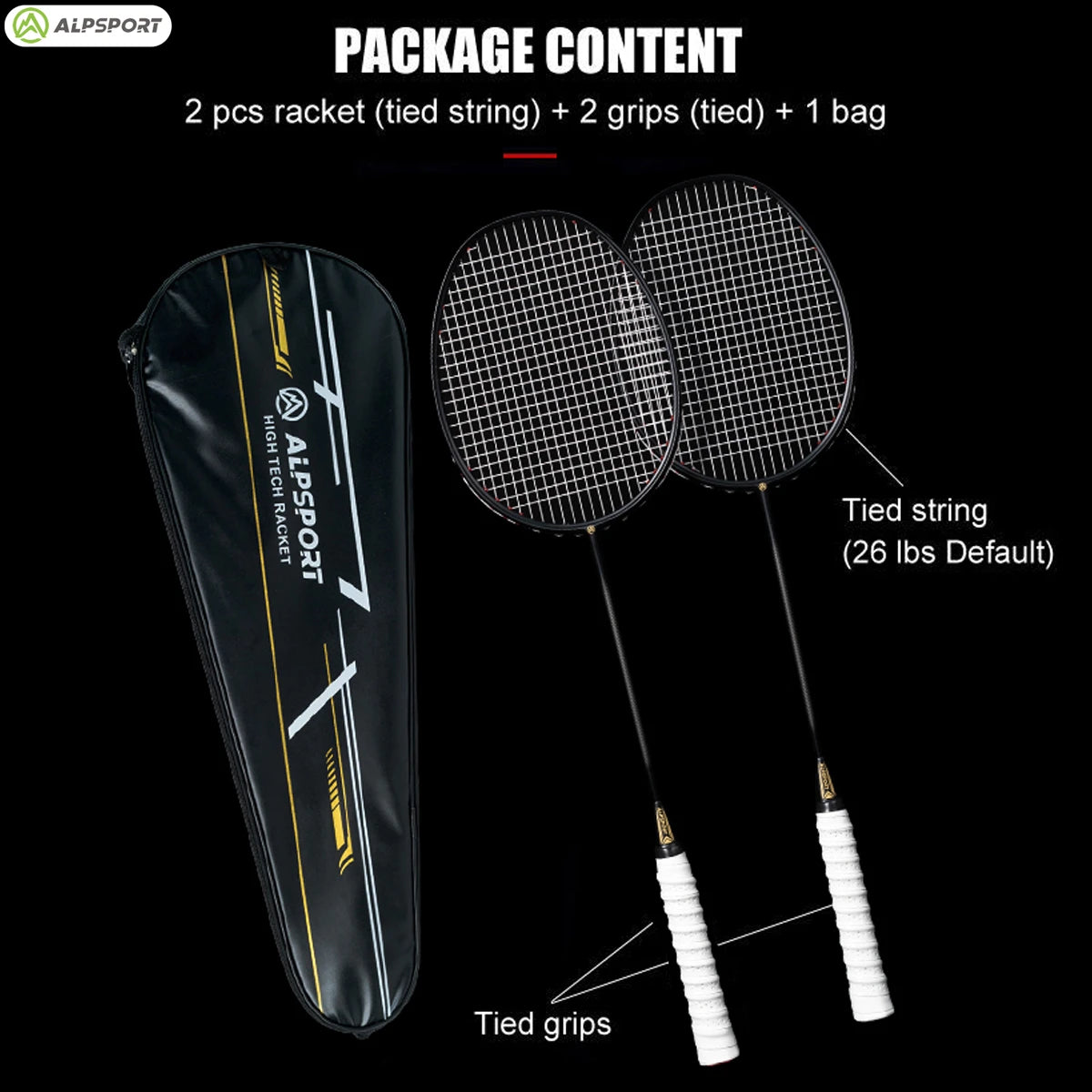 Ultra-light full carbon fiber Badminton racket