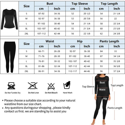 Women Thermal Underwear Set