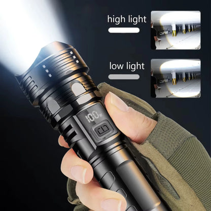 USB Rechargeable High Power LED Flashlight