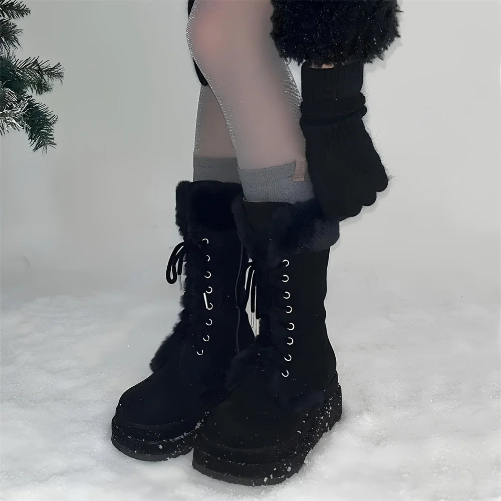 Women's Mid Calf Snow Boots