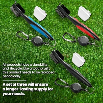 3 Pack Golf Club Brush