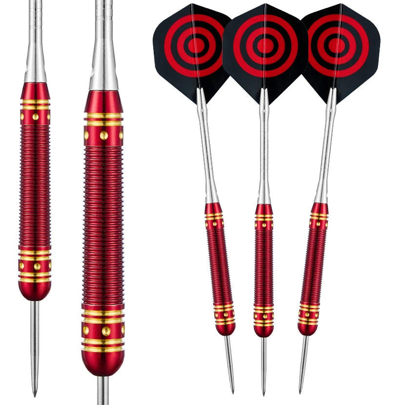 3 pcs 21g electroplated red copper darts