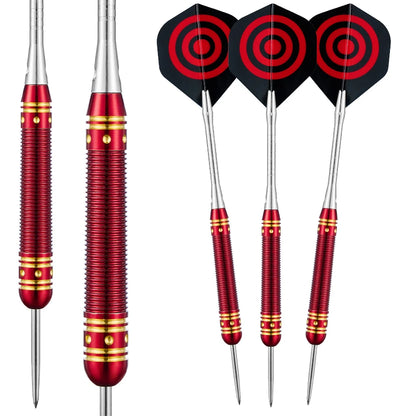 3 pcs 21g electroplated red copper darts