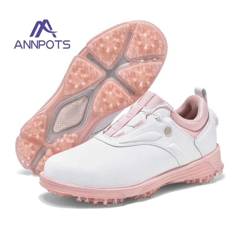 Professional Women Spikeless Golf Shoes