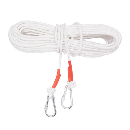 13LB Boat Anchor Kit – 6.6ft Galvanized Steel Chain & 98ft Rope,