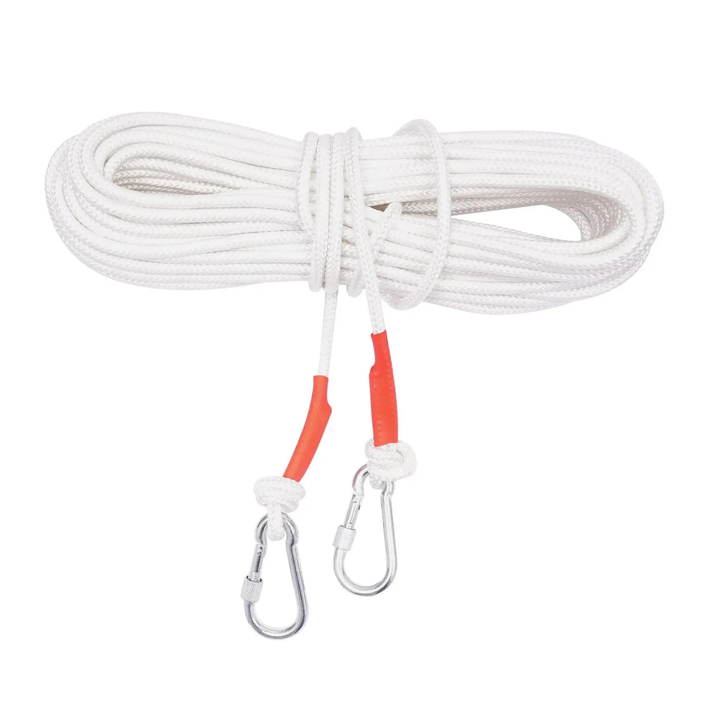 13LB Boat Anchor Kit – 6.6ft Galvanized Steel Chain & 98ft Rope,