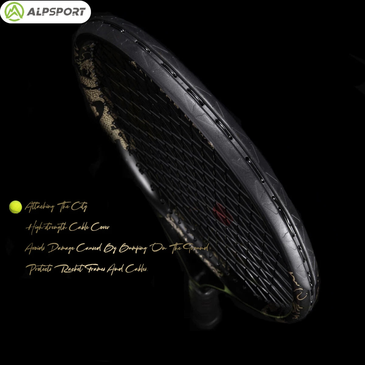 27-inch carbon fiber tennis racket