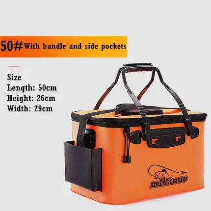 Portable Folding Fishing Bag  With Oxygen Pump