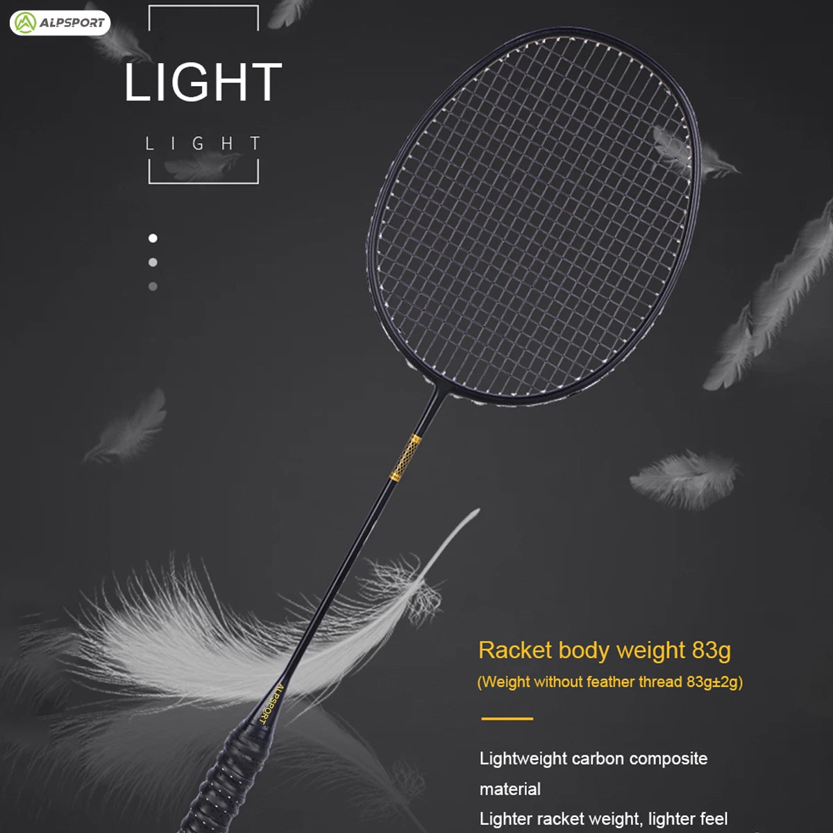 Carbon Fiber + Titanium Alloy Badminton Racket