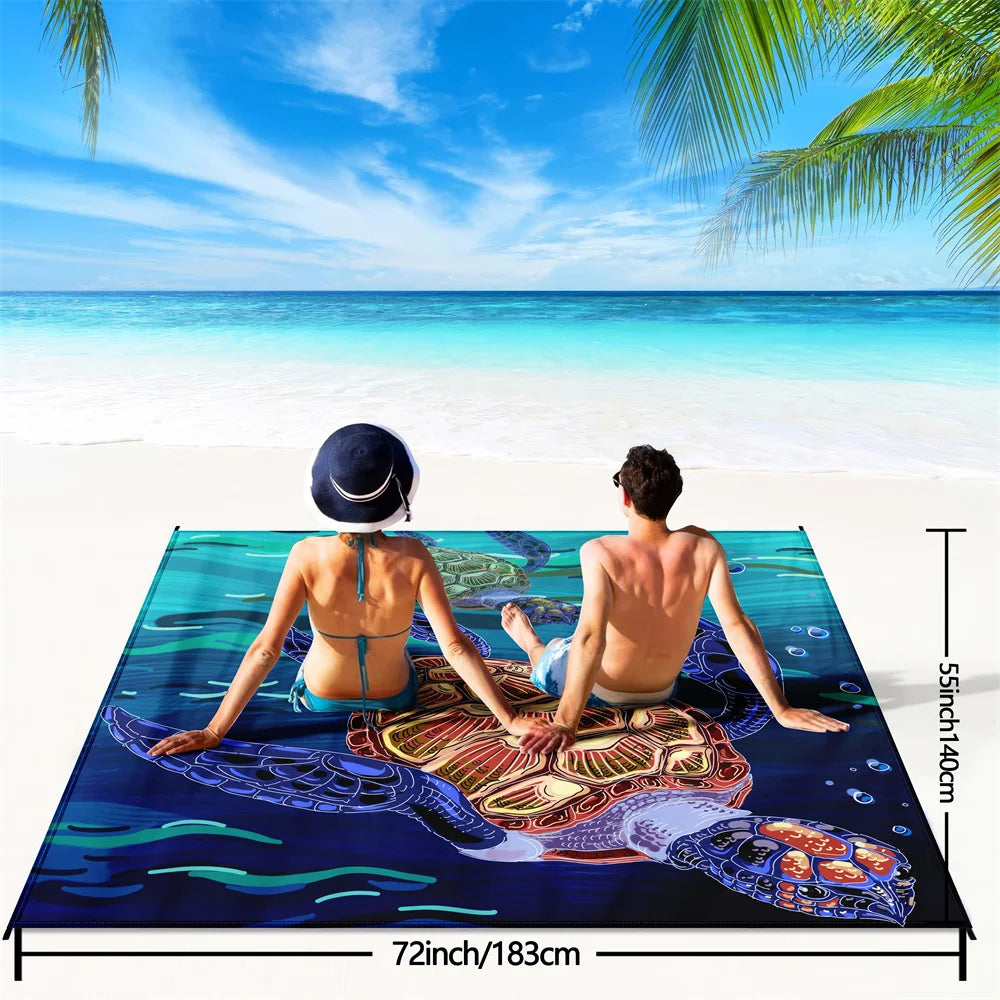 1pc Outdoor Waterproof Beach Blanket