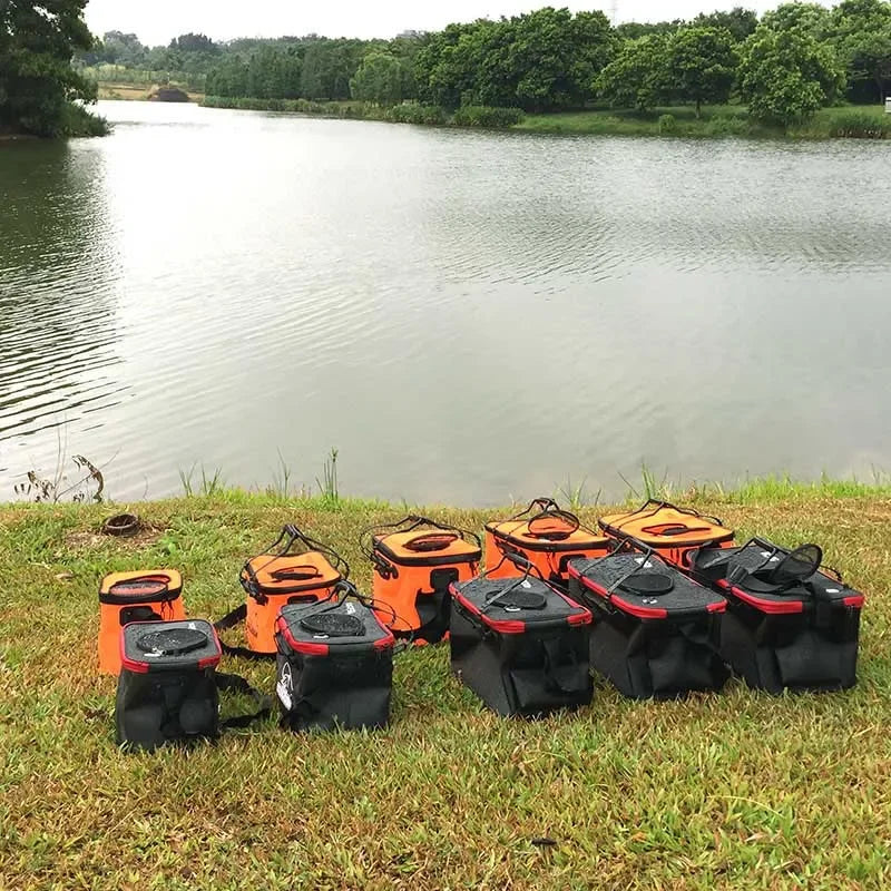Portable Folding Fishing Bag  With Oxygen Pump